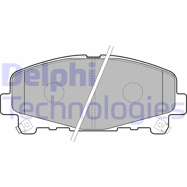 DELPHI LP2166 Fren Sistemleri Fren Balatası - HONDA ACCORD VIII (CU) uyumlu