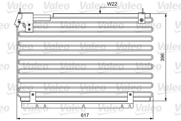 VALEO 814034 İklimlendirme Sistemi Klima Radyatörü - VOLVO 960 (964) uyumlu