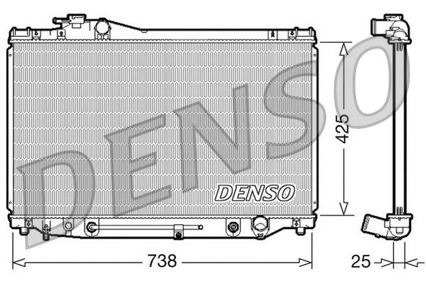 DENSO DRM51007 Soğutma Sistemi Su Soğutucu & Parçaları