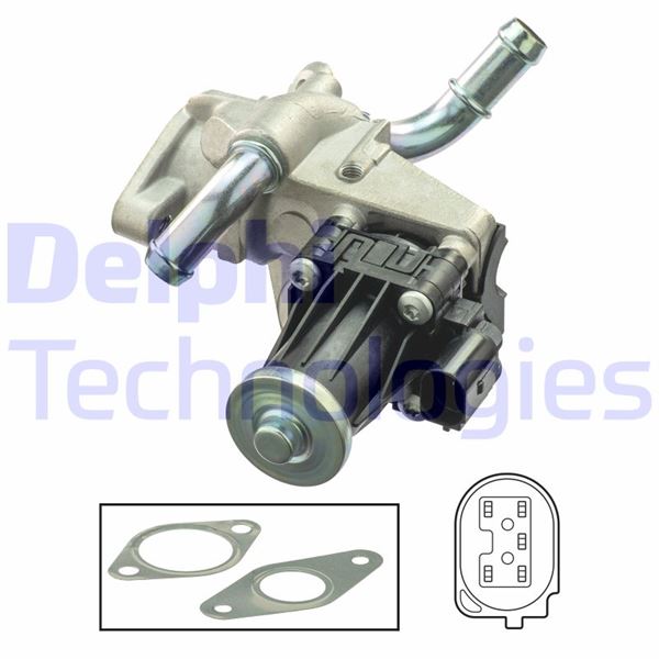 DELPHI EG10551-12B1 Motor EGR Parçaları - PEUGEOT BOXER Minibüs/Otobüs uyumlu