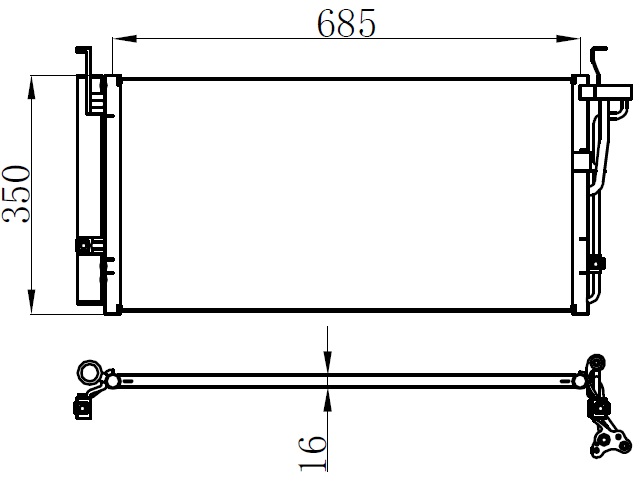 Klima Radyatörü - CHY275016 Ürün Görseli