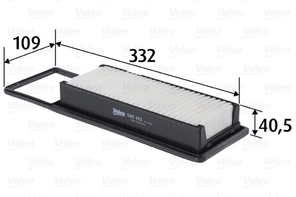 VALEO 585193 Motor Hava Filtresi - HONDA JAZZ II (GD_, GE3, GE2) uyumlu