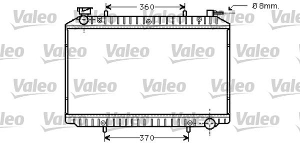VALEO 734446 Soğutma Sistemi Su Soğutucu & Parçaları - NISSAN SERENA (C23) uyumlu