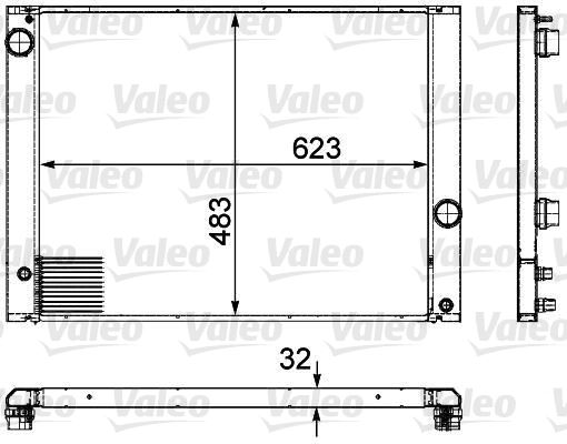 VALEO 735476 Soğutma Sistemi Su Soğutucu & Parçaları - BMW 6 (E63) uyumlu