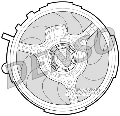 DENSO DER09061 Soğutma Sistemi Fan - FIAT STILO (192_) uyumlu