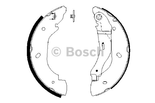 BOSCH 0 986 487 660 Fren Sistemleri Fren Pabucu - FORD TRANSIT Minibüs/Otobüs (FD_ _, FB_ _, FS_ _, FZ_ _, FC_ _) uyumlu