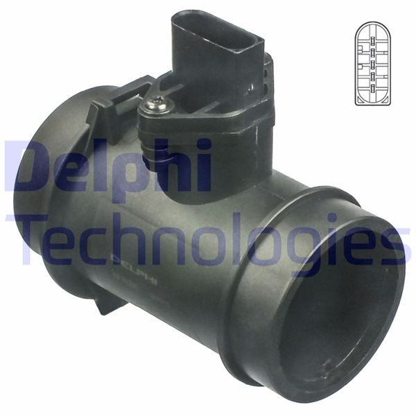 DELPHI AF10285-12B1 Motor Hava Kütle Ölçer (MAF Sensörü) - BMW 3 (E46) uyumlu