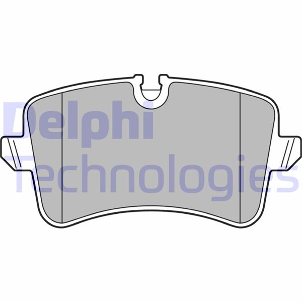 DELPHI LP2446 Fren Sistemleri Fren Balatası - AUDI A7 Sportback (4GA, 4GF) uyumlu