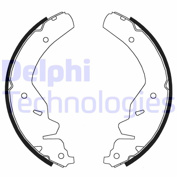 DELPHI LS1825 Fren Sistemleri Fren Pabucu - KIA SPORTAGE SUV (K00) uyumlu