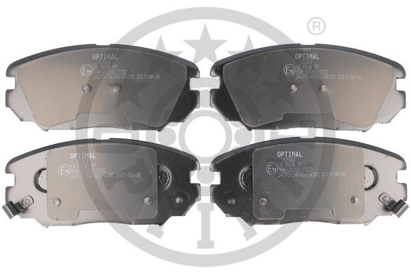 OPTIMAL BP-12361 Fren Sistemleri Fren Balatası - HYUNDAI GRANDEUR (TG) uyumlu