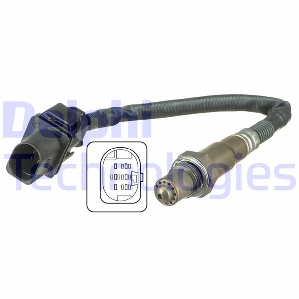 DELPHI ES20540-12B1 Emme & Egzoz Sistemi Egzoz Sensörleri - CITROËN C4 II (NC_) uyumlu