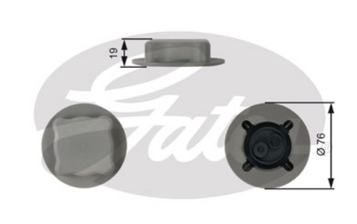 GATES RC206 Soğutma Sistemi İmbusat Deposu - VOLVO 740 (744) uyumlu