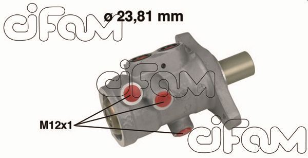 CIFAM 202-556 Fren Sistemleri Ana Fren Merkezi - RENAULT LAGUNA II (BG0/1_) uyumlu