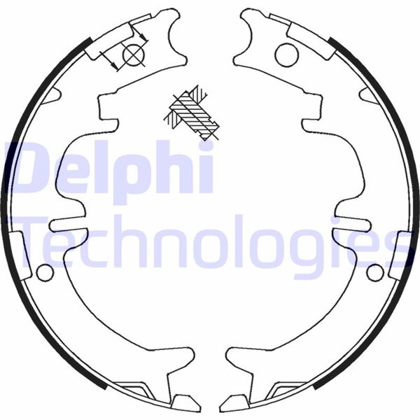 DELPHI LS1892 Fren Sistemleri El Fren Kolu - TOYOTA PREVIA I (_R1_, _R2_) uyumlu