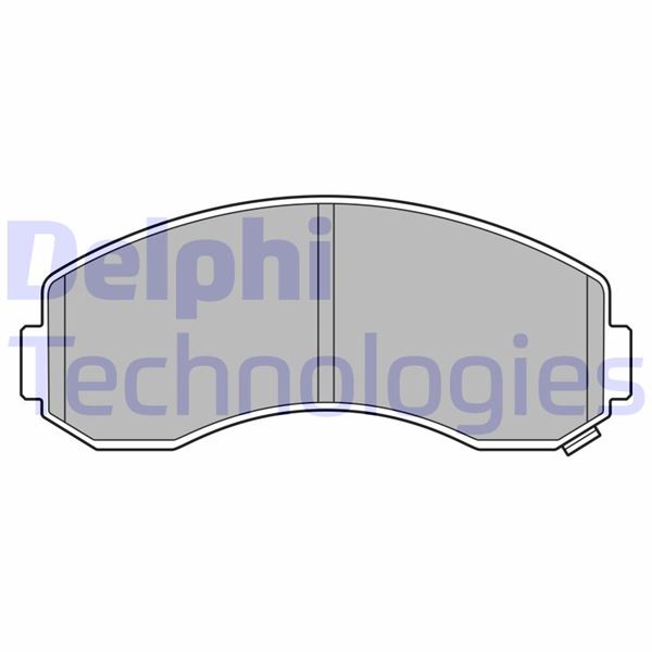 DELPHI LP3616 Fren Sistemleri Fren Balatası - KIA BONGO Platform şasi (PU) uyumlu