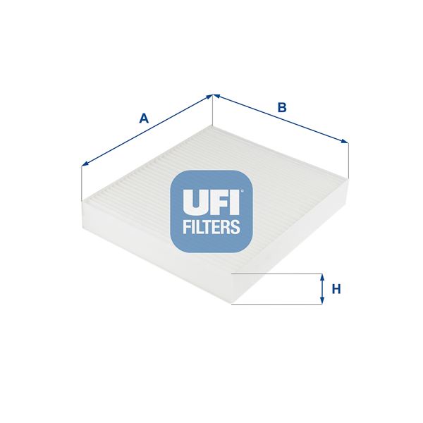 UFI 53.254.00 İklimlendirme Sistemi Polen Filtresi - CHEVROLET CRUZE (J300) uyumlu