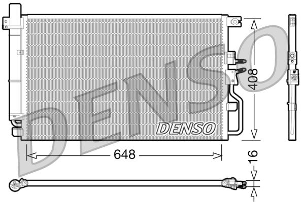 DENSO DCN47003 İklimlendirme Sistemi Klima Radyatörü