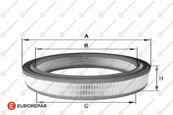 EUROREPAR 1682270180 Motor Hava Filtresi - FORD ESCORT IV (GAF, AWF, ABFT) uyumlu