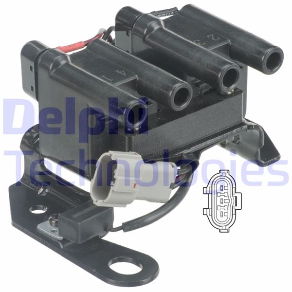 DELPHI GN10412-12B1 Ateşleme Sistemi Ateşleme Bobini - HYUNDAI ACCENT I (X-3) uyumlu