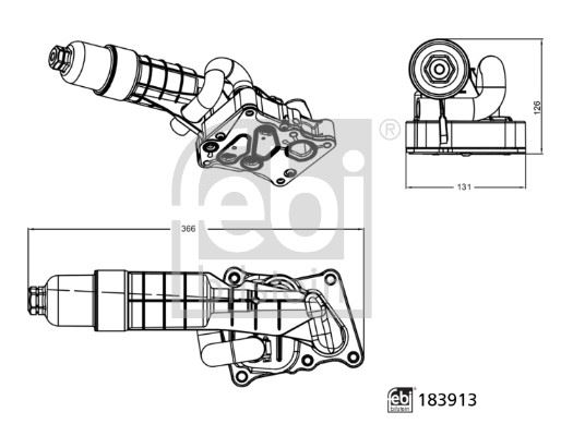 FEBI BILSTEIN 183913 Motor Yağ Filtresi - MERCEDES-BENZ C-SERISI T-Model (S204) uyumlu