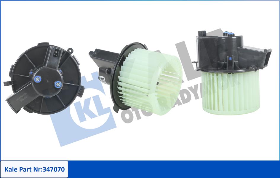 KALE OTO RADYATÖR 347070 İklimlendirme Sistemi Fan Parçaları - PEUGEOT 307 (3A/C) uyumlu