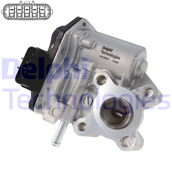 DELPHI EG10633-12B1 Motor EGR Parçaları - TOYOTA VERSO S (_P12_) uyumlu