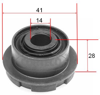CORTECO 21652777 Süspansiyon Sistemi Bugi Kolu - CITROËN XM (Y3) uyumlu