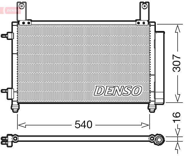 DENSO DCN15004 İklimlendirme Sistemi Klima Radyatörü - CHEVROLET MATIZ (M200, M250) uyumlu