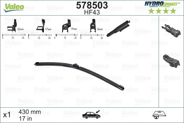 VALEO 578503 Kaporta & Gövde Parçaları Cam Silecek Mekanizması - FIAT BRAVO II (198_) uyumlu