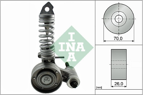 Schaeffler INA 533 0085 30 Motor Kayış Gergisi - OPEL CORSA D (S07) uyumlu