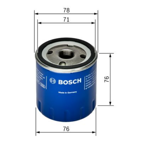BOSCH F 026 407 078 Motor Yağ Filtresi - FORD C-MAX II (DXA/CB7, DXA/CEU) uyumlu