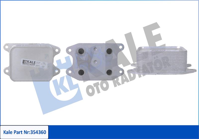 KALE OTO RADYATÖR 354360 Motor Yağ Soğutucusu - VW GOLF VI Cabrio (517) uyumlu