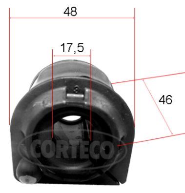 CORTECO 49371888 Süspansiyon Sistemi Stabilizatör - FORD FOCUS II (DA_, HCP, DP) uyumlu