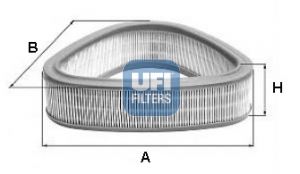 UFI 27.174.00 Motor Hava Filtresi - ROVER 200 II Hatchback (XW) uyumlu