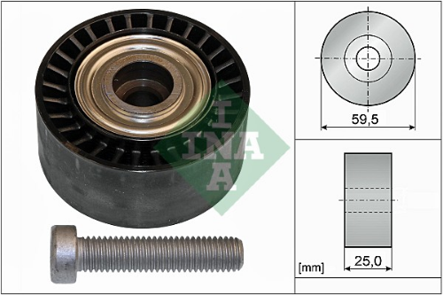 Schaeffler INA 532 0433 10 Motor Yönlendirme & Kılavuz Makarası - PEUGEOT 206 Hatchback (2A/C) uyumlu