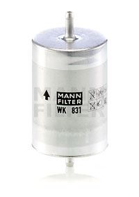 MANN-FILTER WK 831 Yakıt Sistemi Yakıt Filtresi - MERCEDES-BENZ E-SERISI (W124) uyumlu