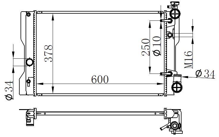 Su Radyatörü - BTO510026 Ürün Görseli