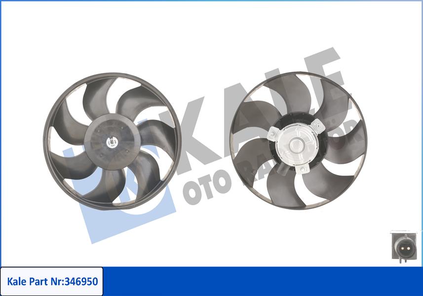 KALE OTO RADYATÖR 346950 Soğutma Sistemi Fan - FORD FIESTA II (FBD) uyumlu
