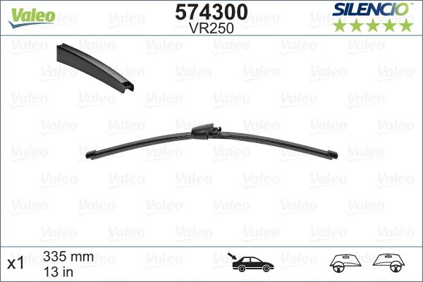 VALEO 574300 Kaporta & Gövde Parçaları Cam Silecek Mekanizması - SEAT IBIZA IV (6J5, 6P1) uyumlu