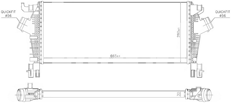 Turbo Radyatörü - IOP046030 Ürün Görseli