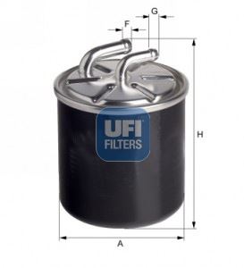 UFI 24.126.00 Yakıt Sistemi Yakıt Filtresi - MITSUBISHI GRANDIS (NA_W) uyumlu