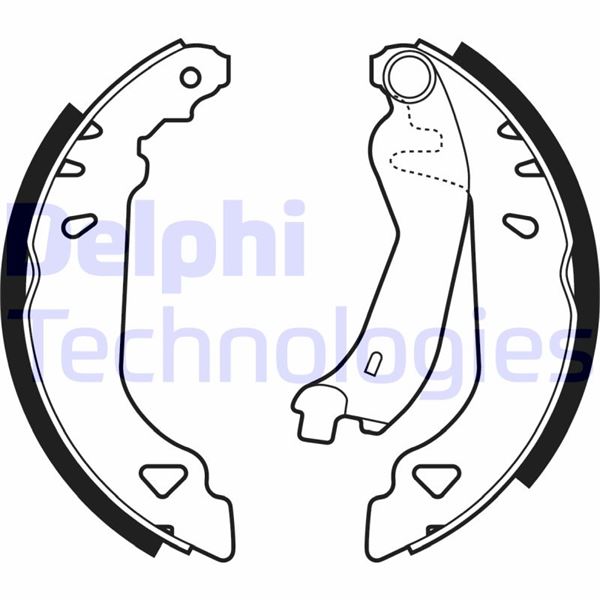 DELPHI LS1378 Fren Sistemleri Fren Pabucu - FIAT TIPO (160_) uyumlu