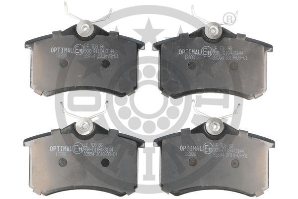 OPTIMAL BP-12208 Fren Sistemleri Fren Balatası - RENAULT MEGANE III Coupe (DZ0/1_) uyumlu