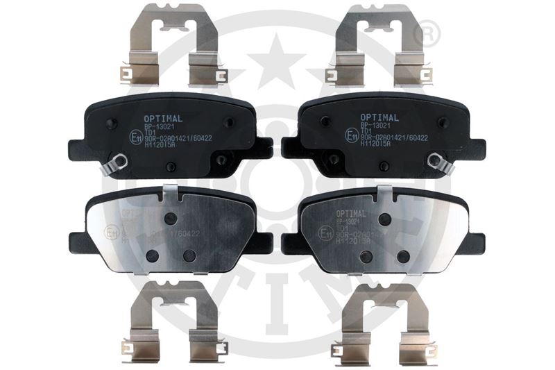 OPTIMAL BP-13021 Fren Sistemleri Fren Balatası - HYUNDAI SANTA FE IV (TM, TMA) uyumlu