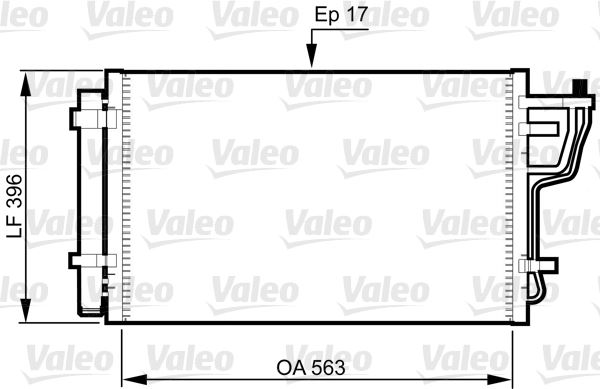 VALEO 814351 İklimlendirme Sistemi Klima Radyatörü - KIA CEE'D SW (ED) uyumlu
