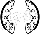 CIFAM 153-697 Fren Sistemleri Fren Pabucu - MITSUBISHI DELICA / SPACE GEAR uyumlu