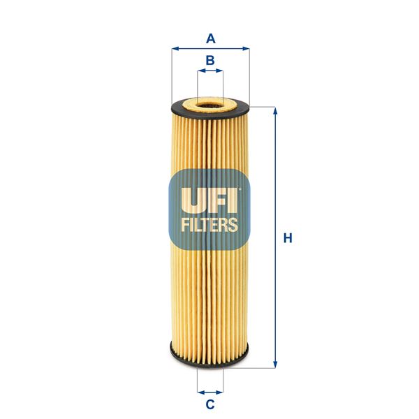 UFI 25.050.00 Motor Yağ Filtresi - MERCEDES-BENZ E-SERISI (W212) uyumlu