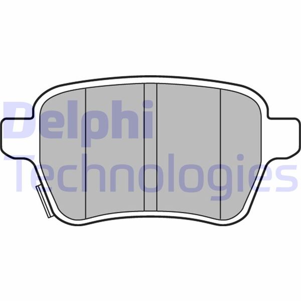 DELPHI LP3165 Fren Sistemleri Fren Balatası - OPEL ADAM (M13) uyumlu