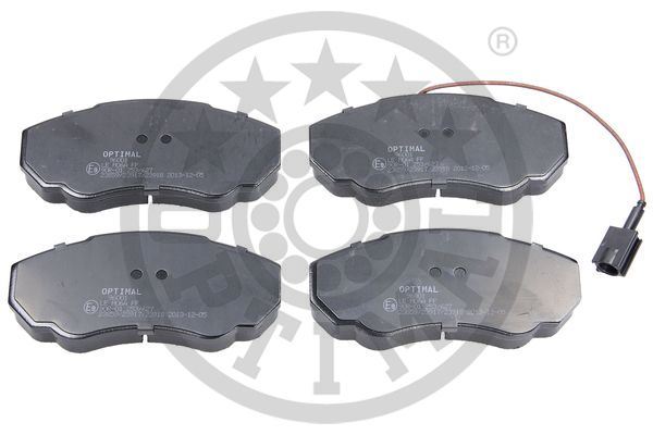 OPTIMAL BP-96001 Fren Sistemleri Fren Balatası - PEUGEOT BOXER Minibüs/Otobüs (230P) uyumlu