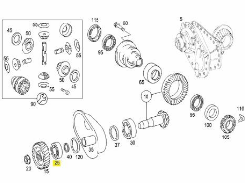 Rulman - MERCEDES ORIJINAL - A0039810605 Ürün Görseli